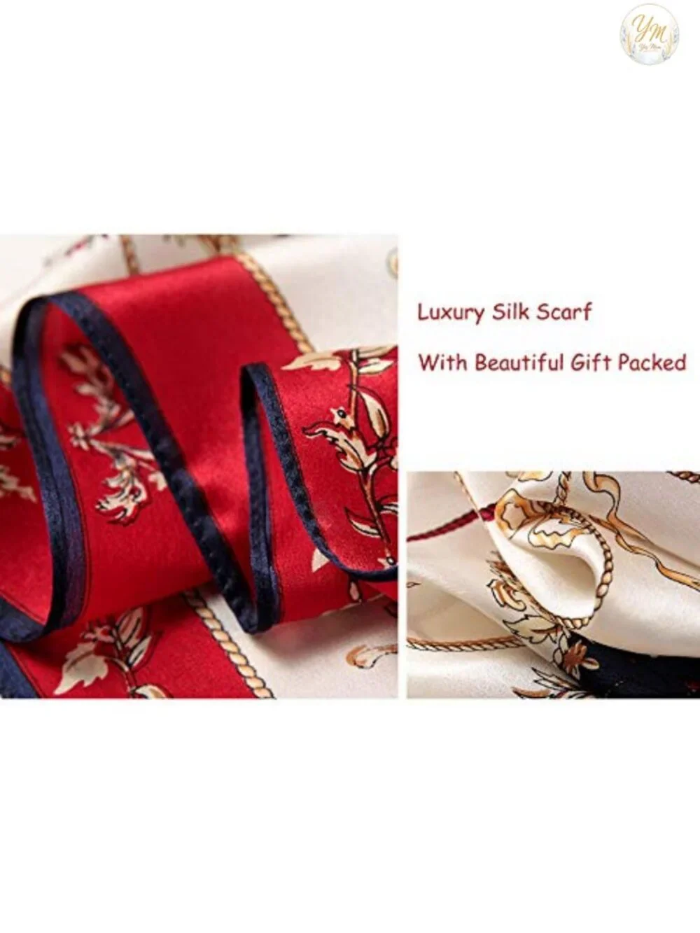 100% Pure Mulberry Silk Long Scarf Women Oblong Shawl Wrap Gift